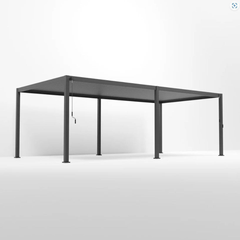 NOVA TITAN 8m x 3m Rectangular Pergola – Grey (2026 Model)
