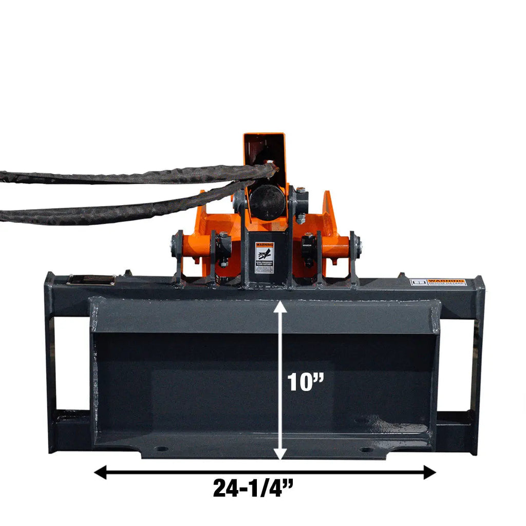Mini Skid Steer Stump Bucket Grapple, 2200-lb Grapple Capacity, Toro Style Mount Plate, TMG-SSG36
