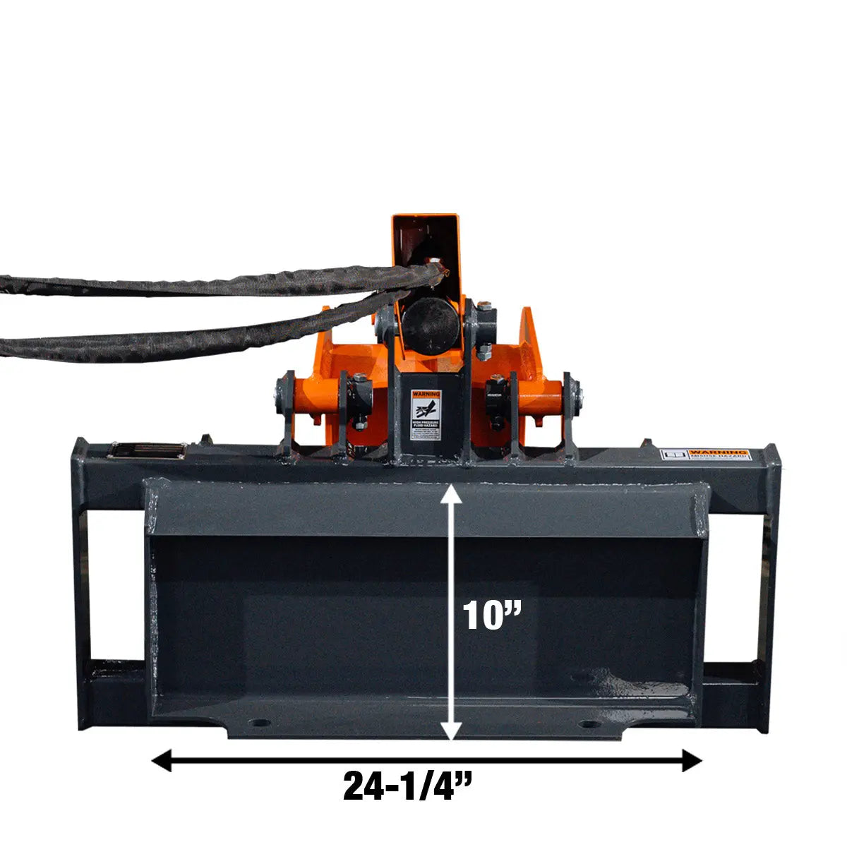 Mini Skid Steer Stump Bucket Grapple, 2200-lb Grapple Capacity, Toro Style Mount Plate, TMG-SSG36