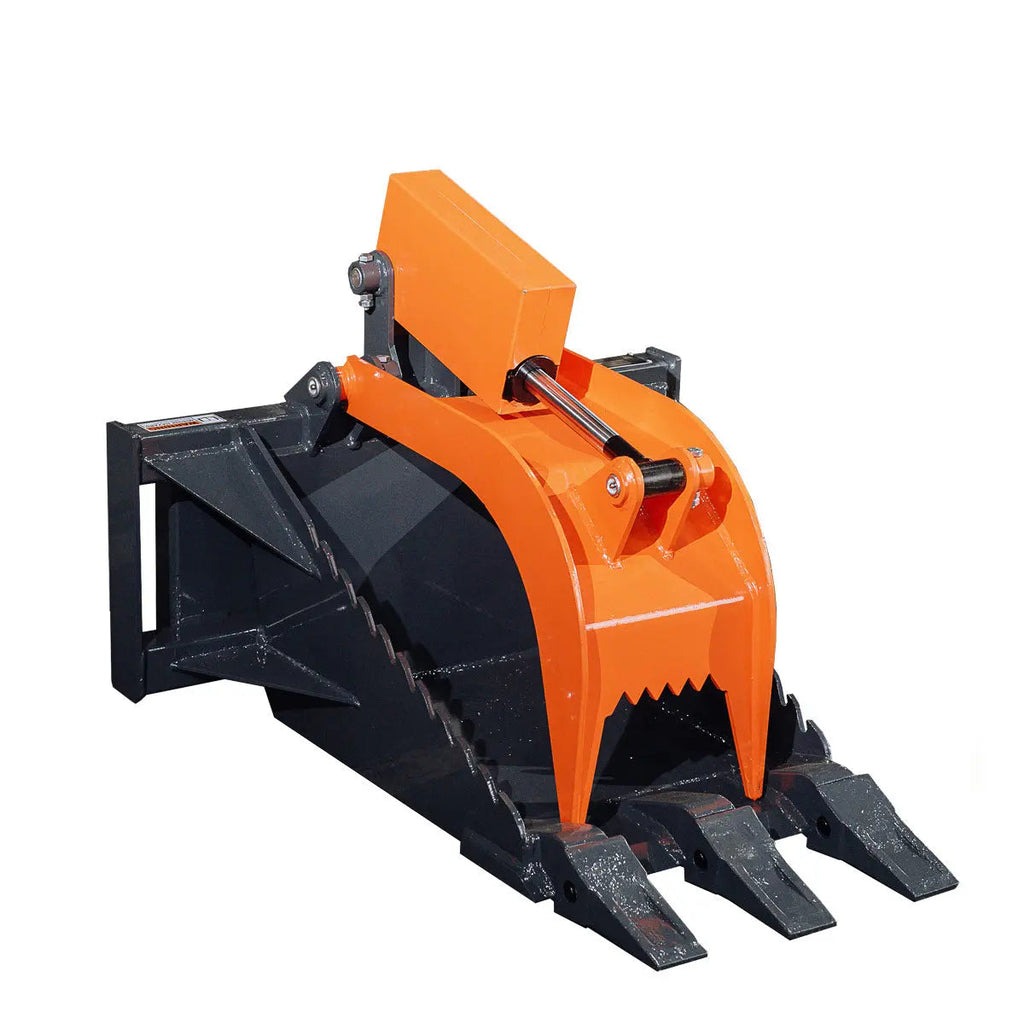 Mini Skid Steer Stump Bucket Grapple, 2200-lb Grapple Capacity, Toro Style Mount Plate, TMG-SSG36