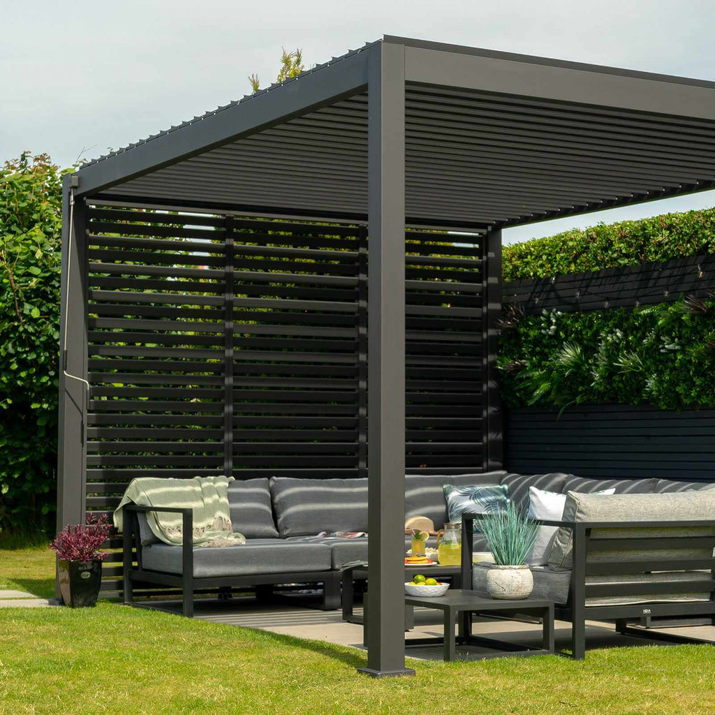 NOVA TITAN 3.6m x 3m Rectangular Pergola – Grey (2026 Model)