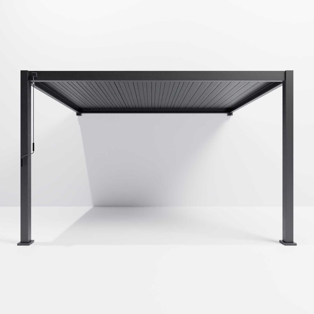 NOVA TITAN 4m x 3m Wall-Mounted Pergola – Grey (2026 Model)