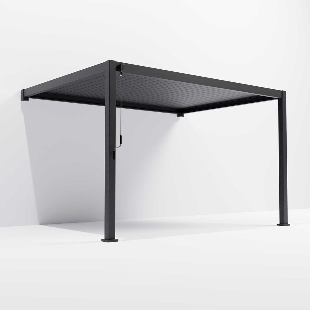 NOVA TITAN 3.6m x 3m Wall-Mounted Pergola – Grey (2026 Model)