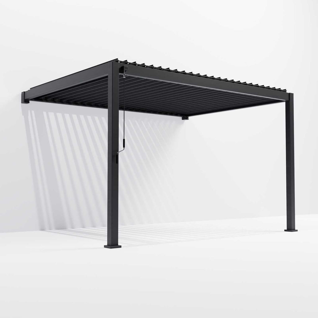 NOVA TITAN 3m x 3m Wall-Mounted Pergola – Grey (2026 Model)