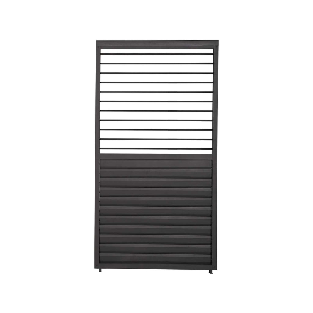 1M NOVA TITAN Aluminium Pergola ADJUSTABLE LOUVERED WALL - GREY