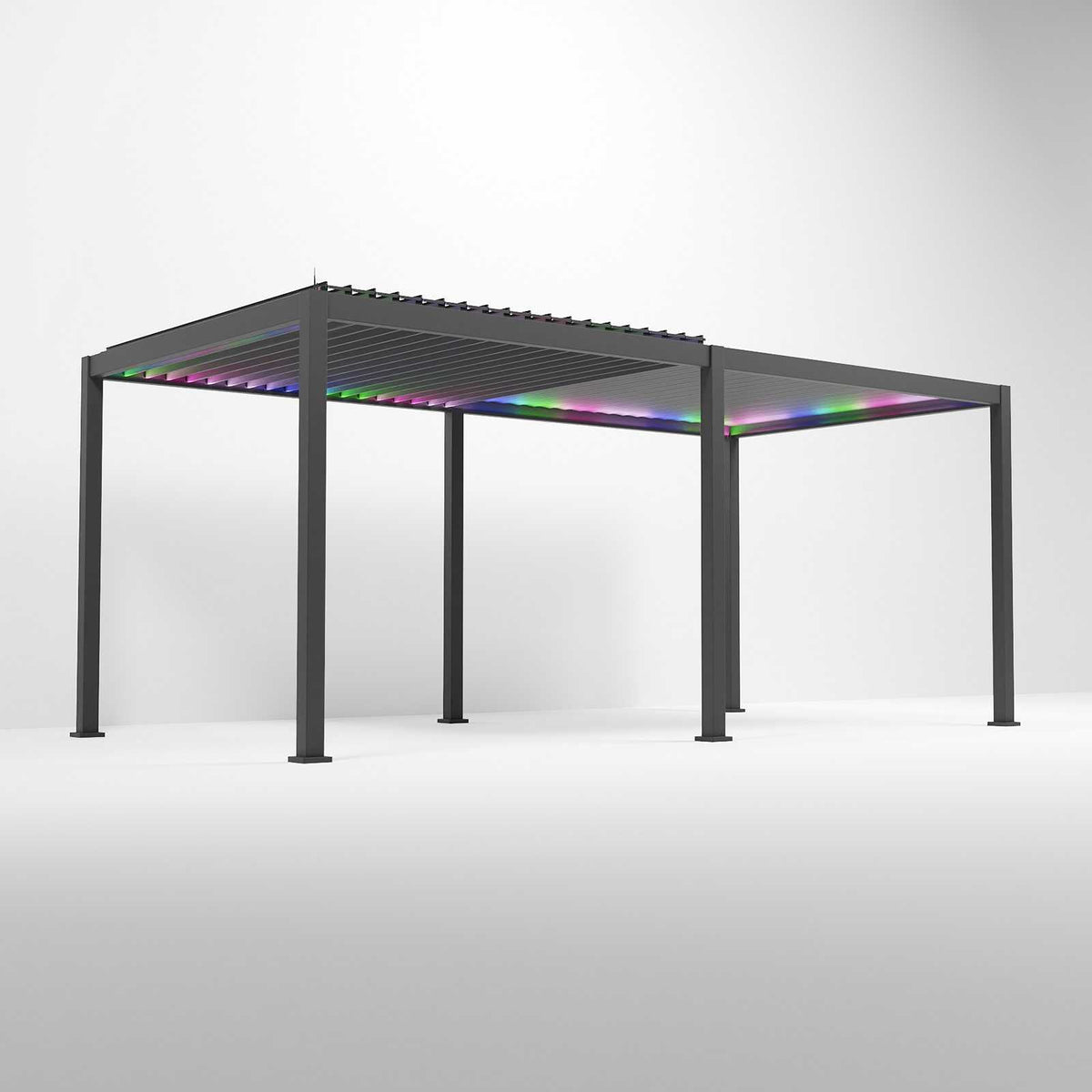 NOVA TITAN PLUS 6m x 3m Rectangular Pergola – Grey (2026 Model)