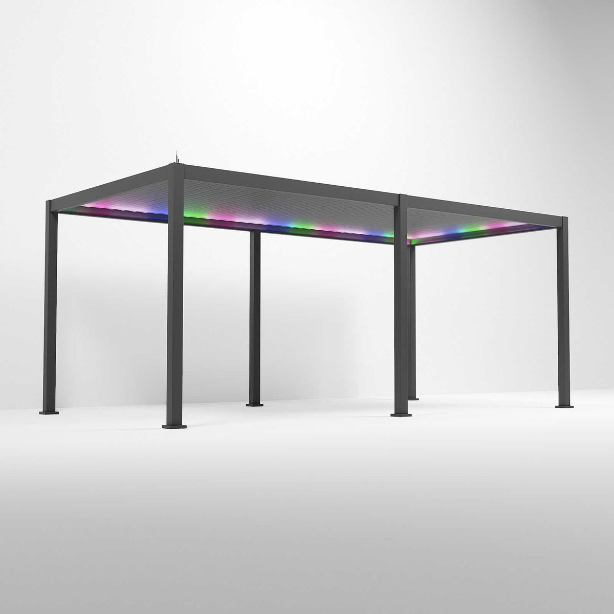 NOVA TITAN PLUS 6m x 3m Rectangular Pergola – Grey (2026 Model)