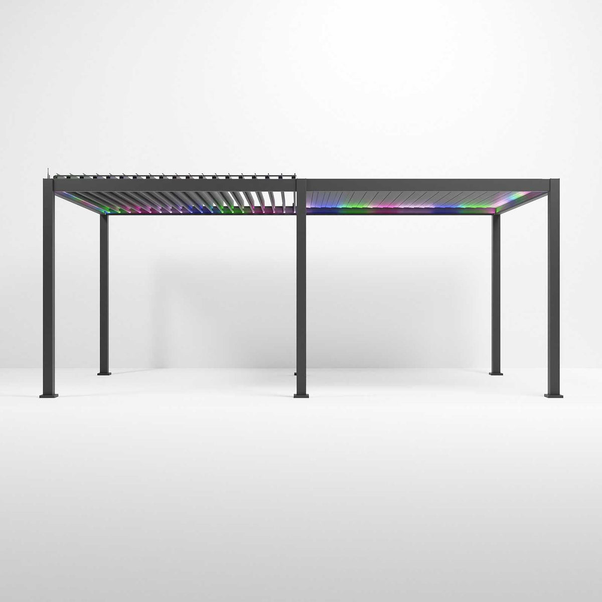 NOVA TITAN PLUS 6m x 3m Rectangular Pergola – Grey (2026 Model)