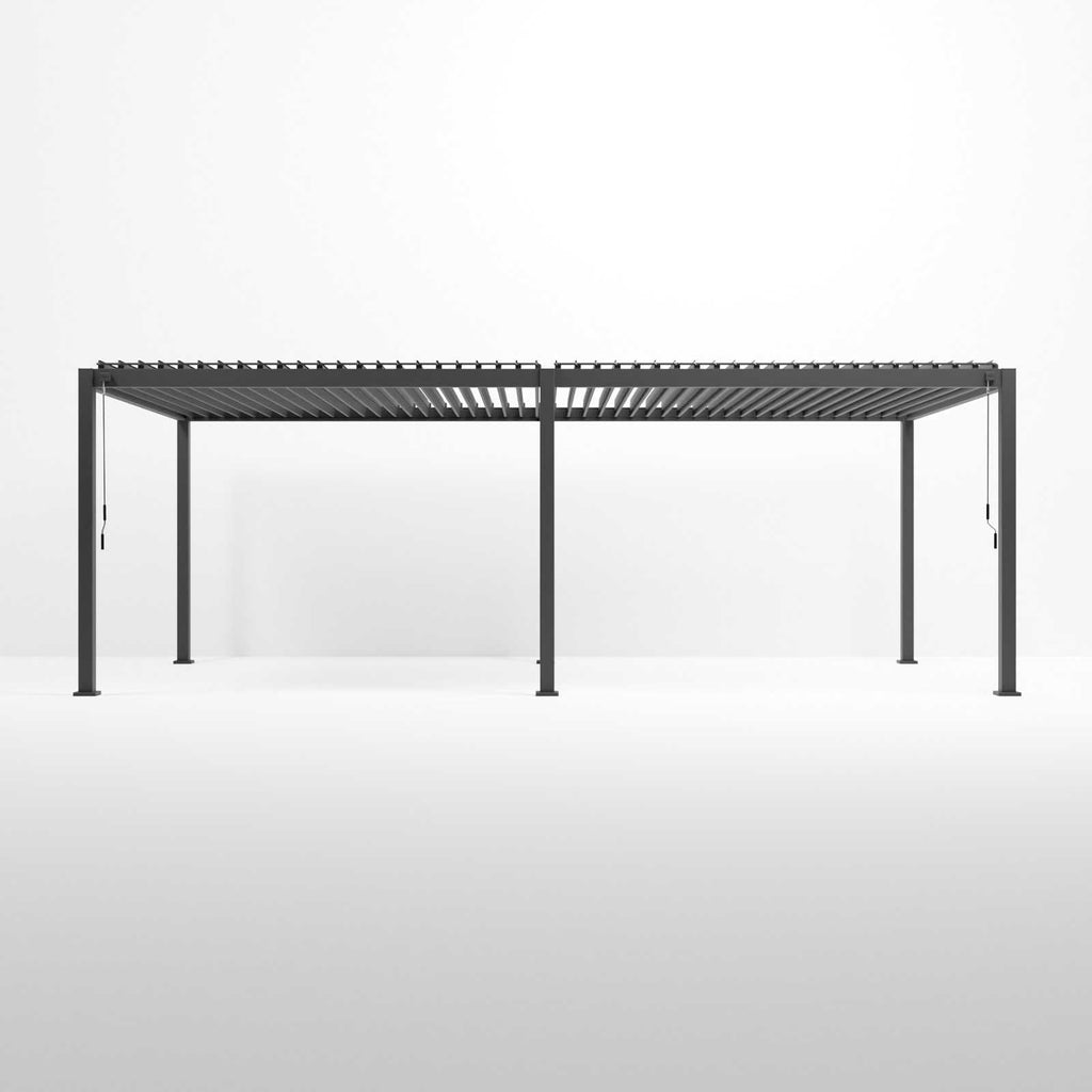 NOVA TITAN 7.2m x 3.6m Rectangular Pergola – Grey (2026 Model)