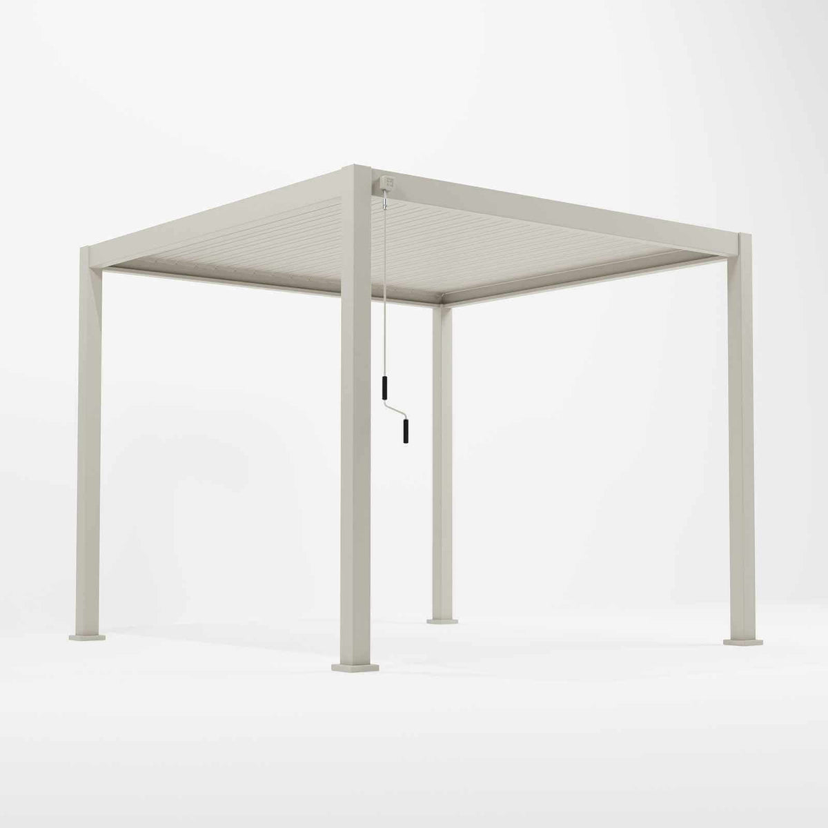 NOVA TITAN Square Pergola 3m x 3m – Pebble (2026 Model)