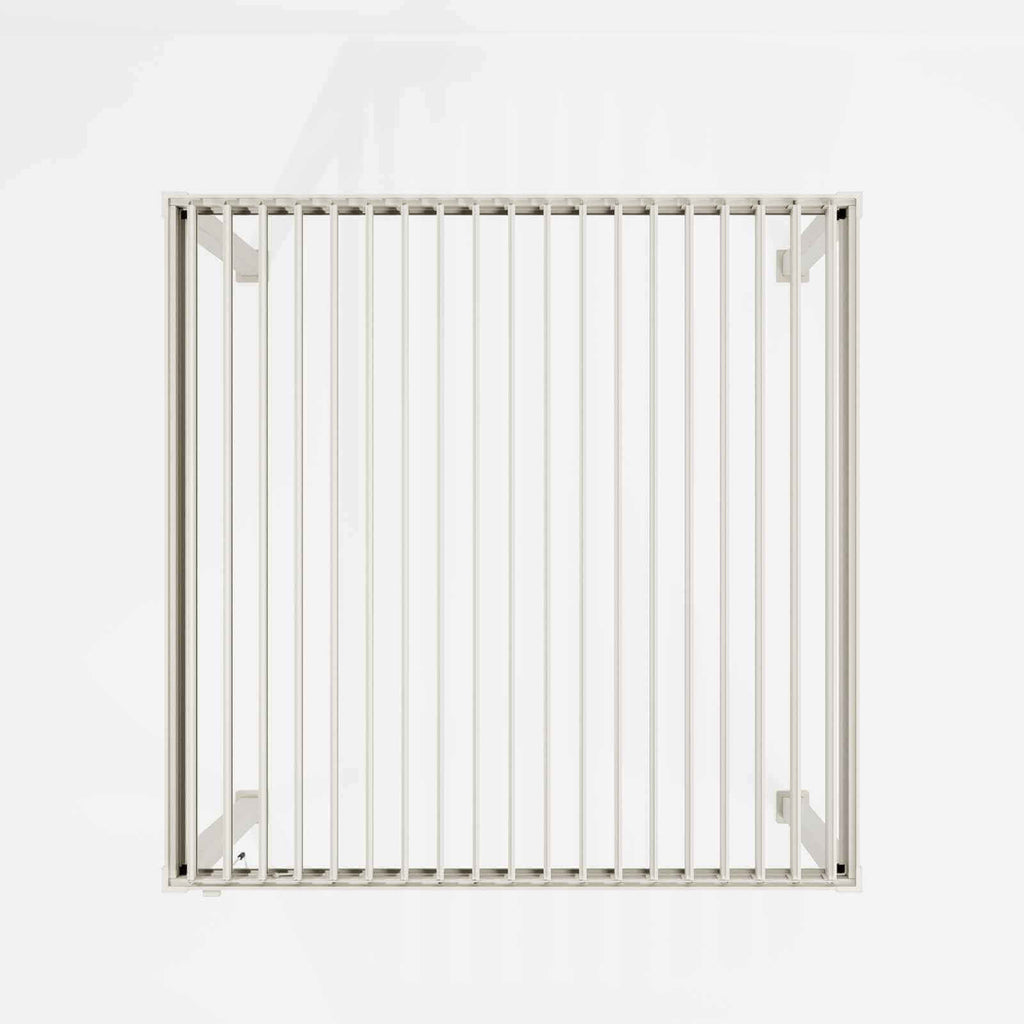 NOVA TITAN Square Pergola 3m x 3m – Pebble (2026 Model)