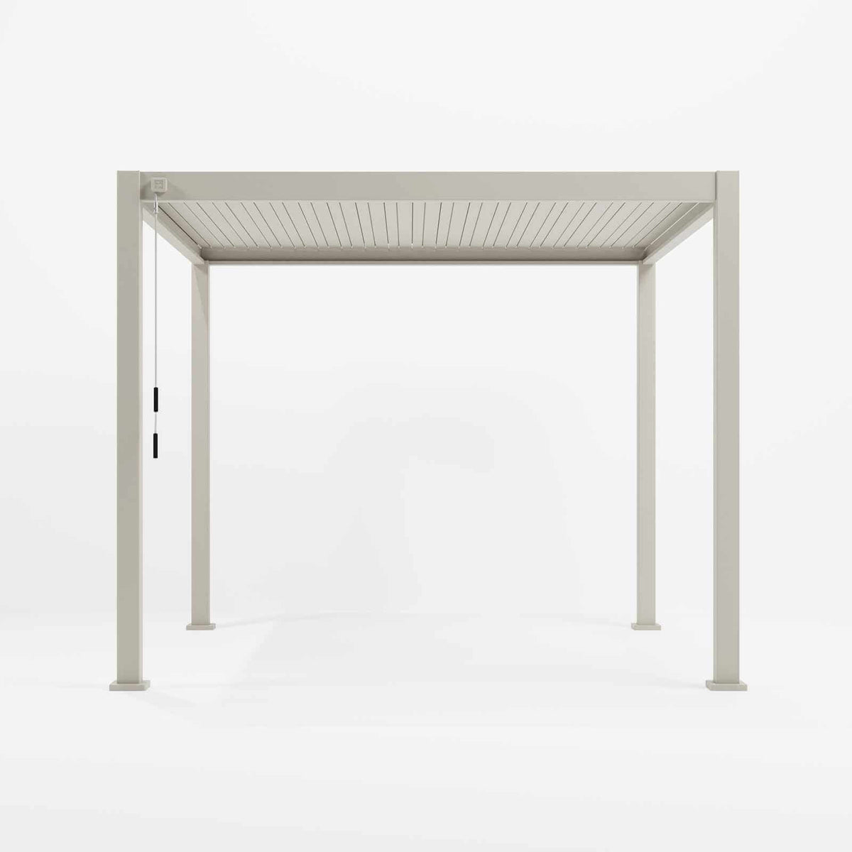 NOVA TITAN Square Pergola 3m x 3m – Pebble (2026 Model)