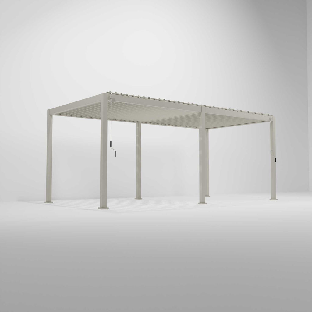 NOVA TITAN 7.2m x 3.6m Rectangular Pergola – Pebble (2026 Model)