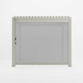 3.6M NOVA TITAN Aluminium Pergola PRIVACY SCREEN - PEBBLE