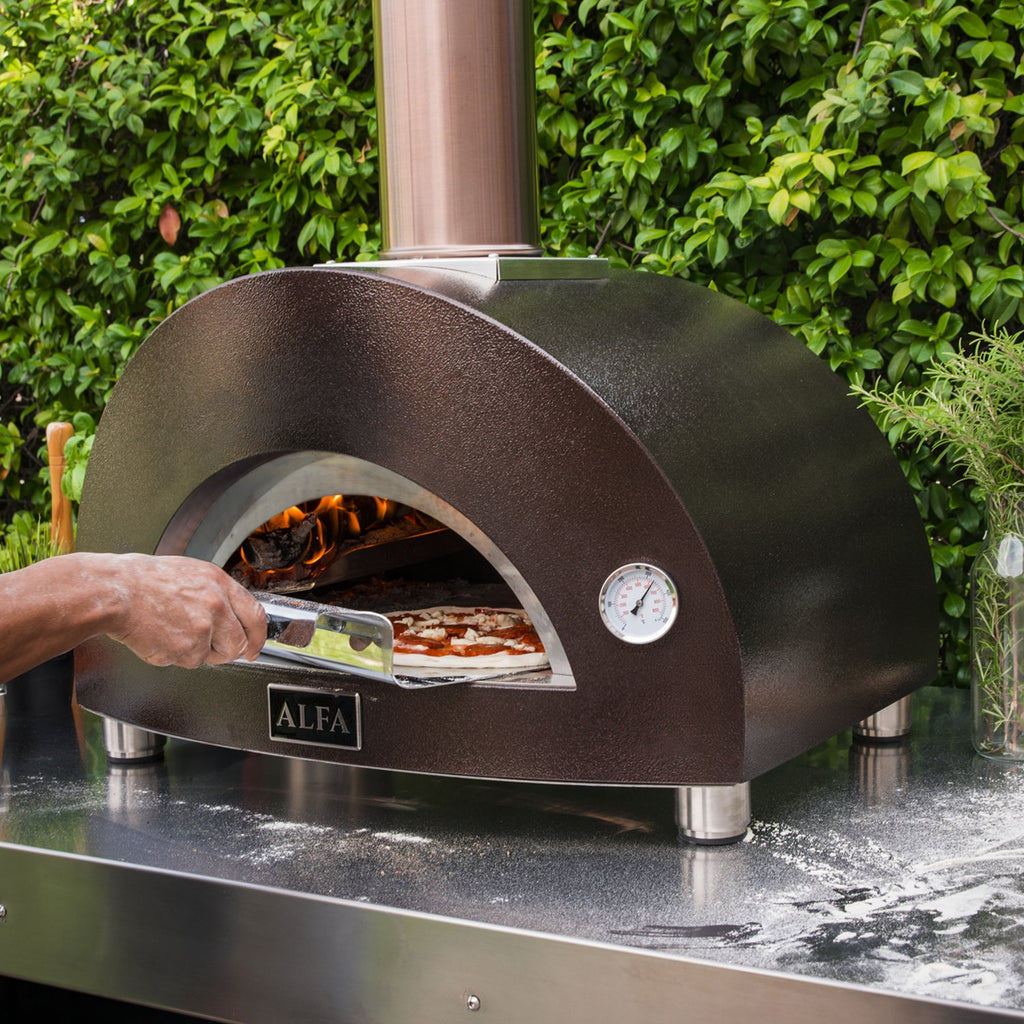 Alfa Moderno Nano Pizza Oven in Copper (Wood Fuel)