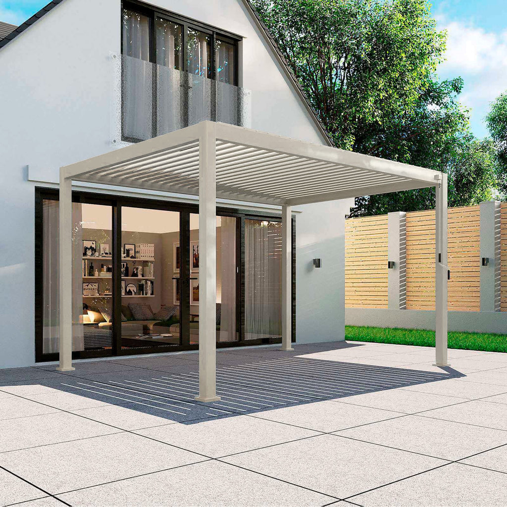 NOVA TITAN 4m x 3m Rectangular Pergola – Pebble (2026 Model)