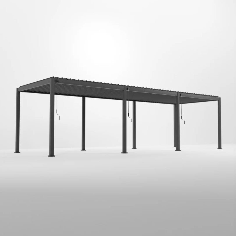 NOVA TITAN 9m x 3m Rectangular Pergola – Grey (2026 Model)