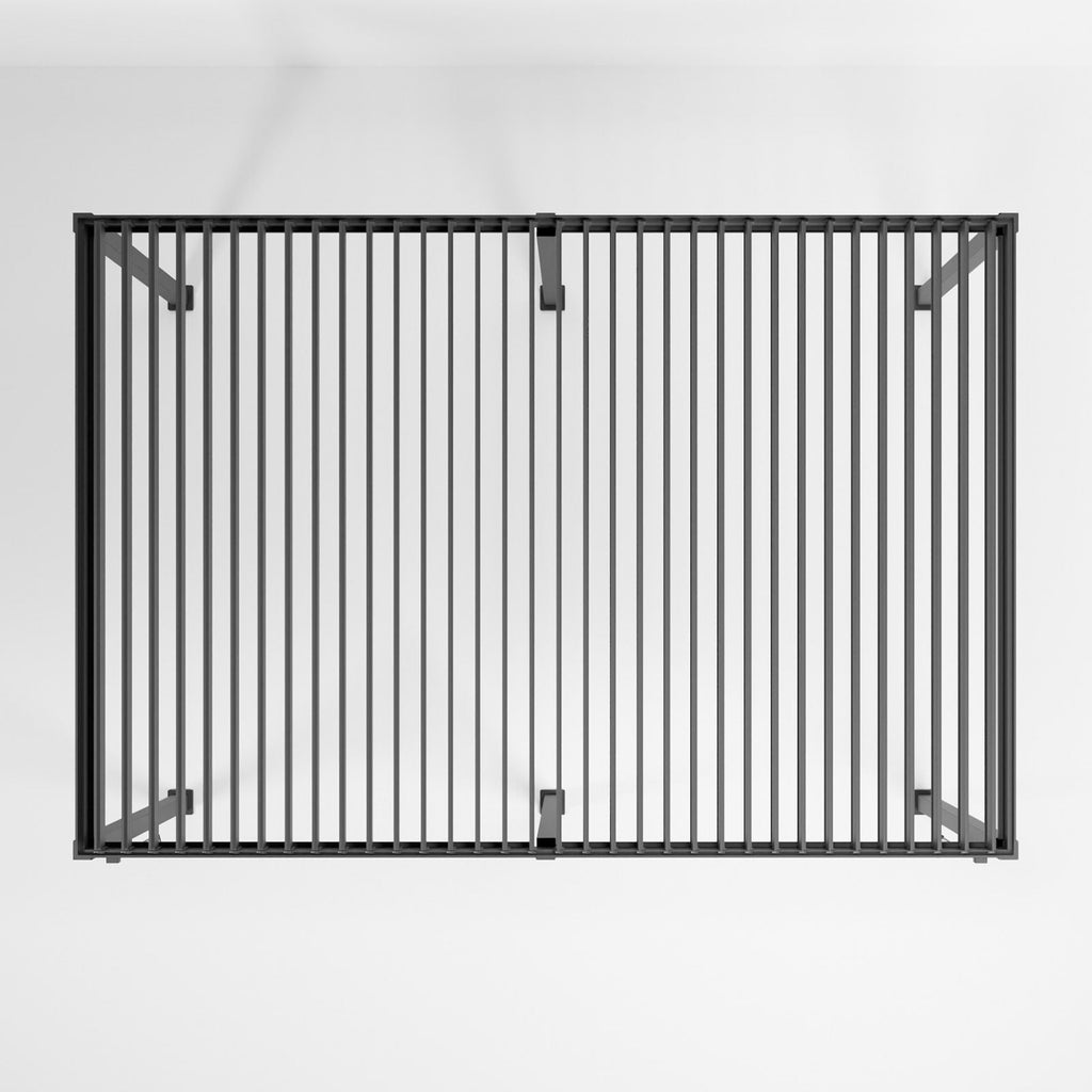 NOVA TITAN Rectangular Pergola 4m x 3m – Grey Aluminium (2026 Model)