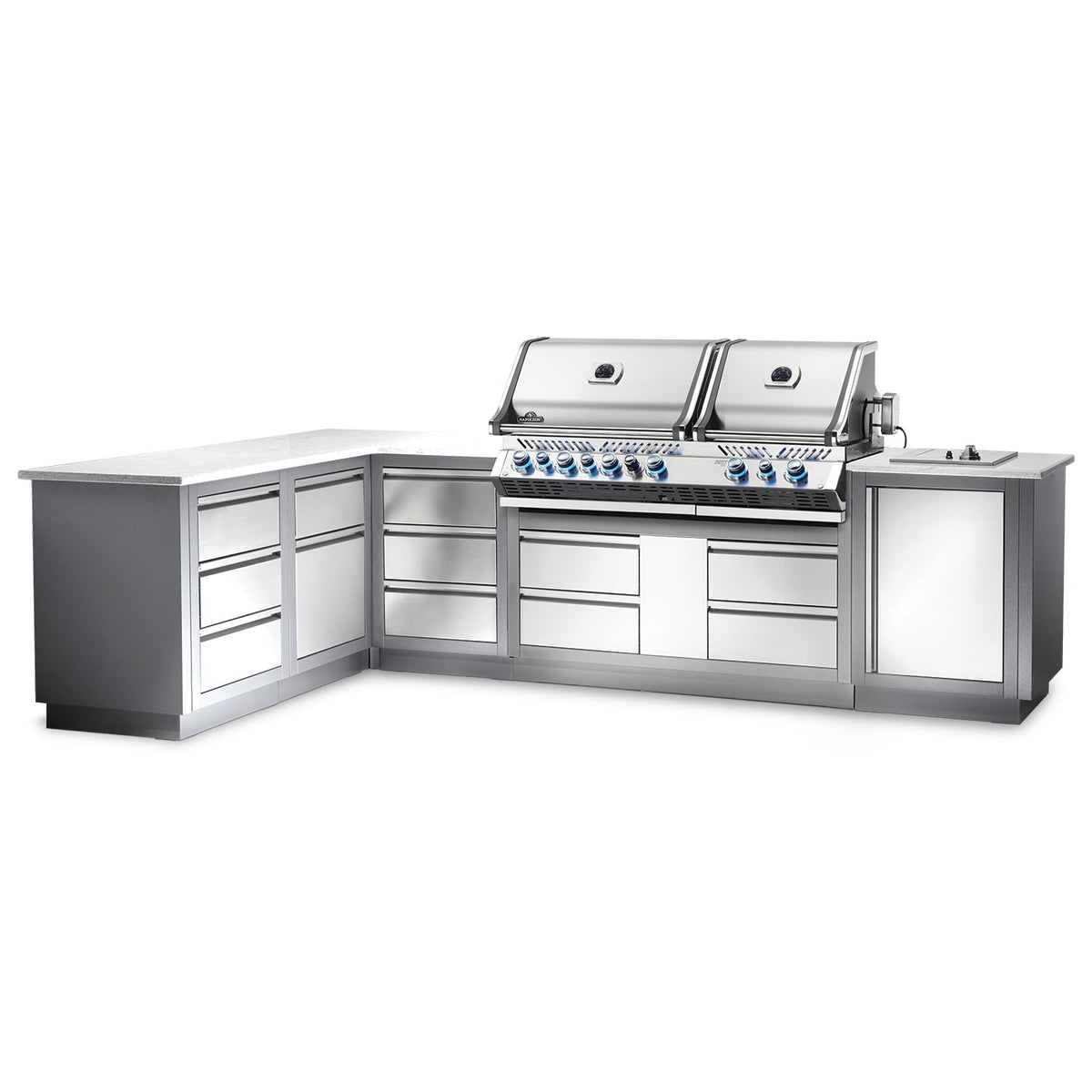 Napoleon Built-In Prestige PRO 825 RBI w/ Infrared Bottom and Rear Burners (Stainless Steel) 9-Burner