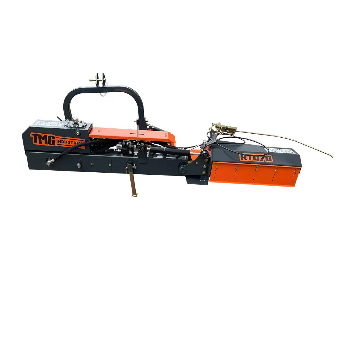 Obstacle Offset Rotary Side Tiller, 28" Working Width, 40-60 HP Tractors, Remote Control Directional Valve, 33 Durable Knives, TMG-RTO70