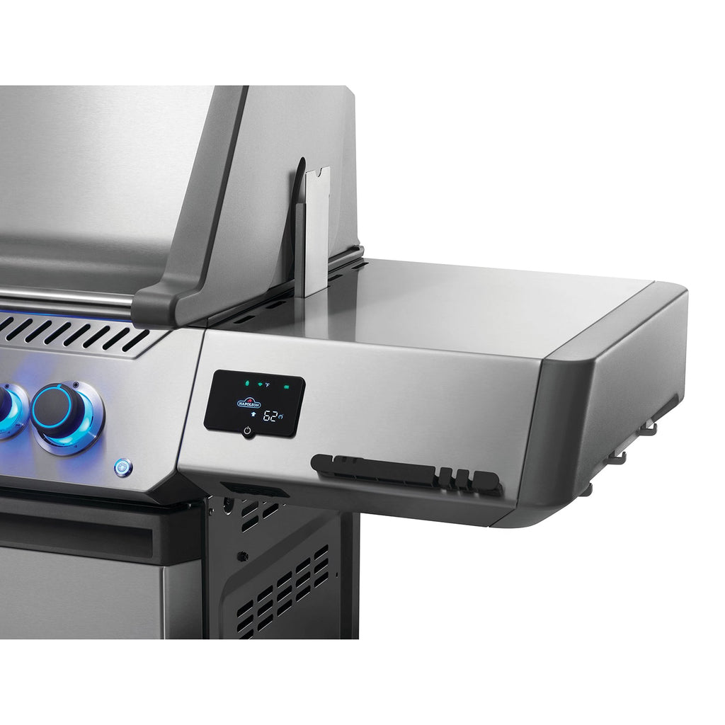 Napoleon Prestige 665 Connected RSIB – Barbecue 7 brûleurs avec brûleurs infrarouges latéral et arrière, acier inoxydable, WiFi & Bluetooth
