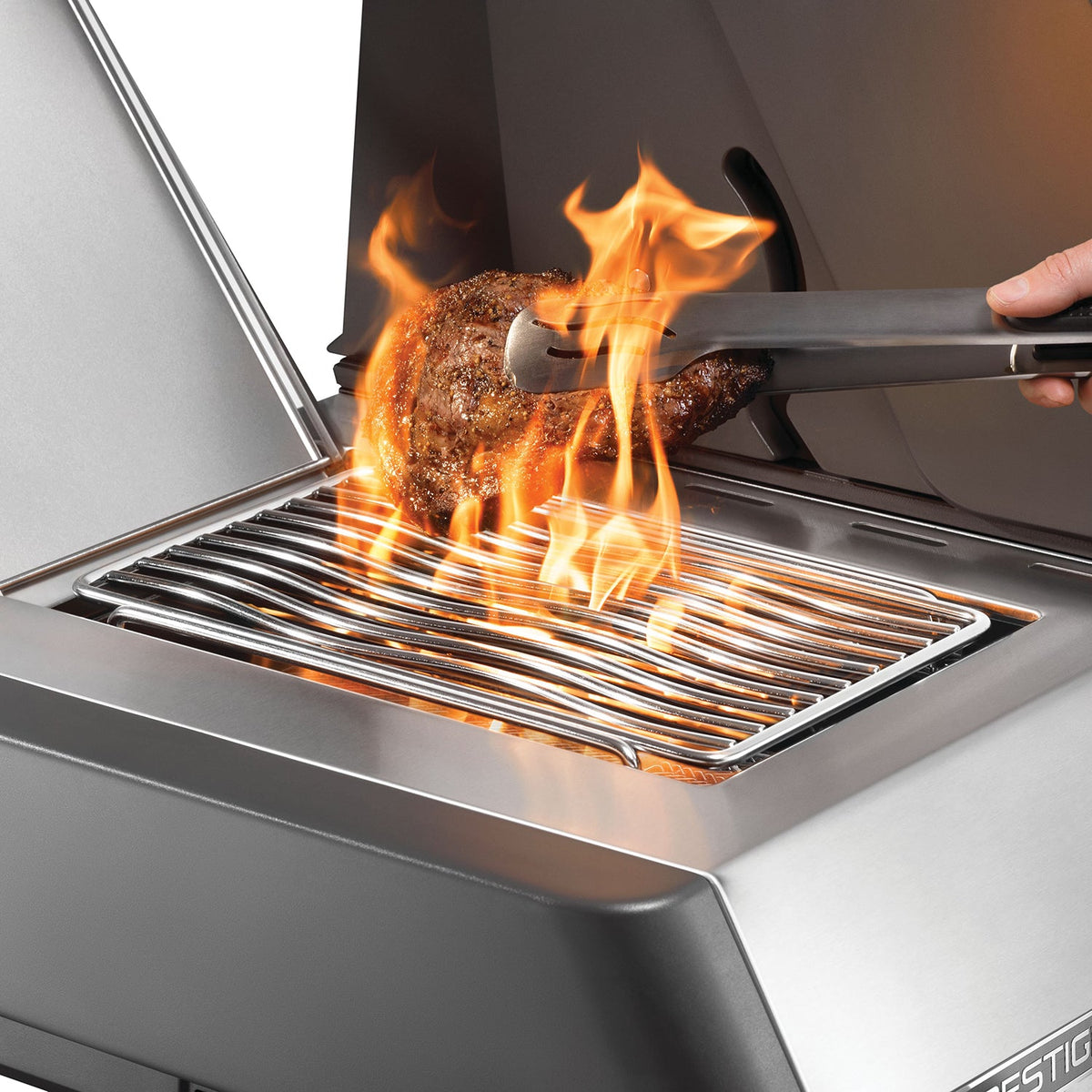 Napoleon Prestige 665 Connected RSIB – Barbecue 7 brûleurs avec brûleurs infrarouges latéral et arrière, acier inoxydable, WiFi & Bluetooth