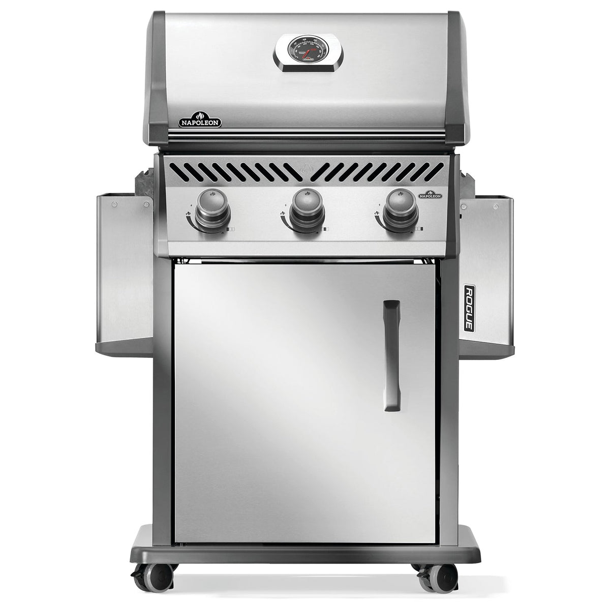 Napoleon Rogue 425 – Barbecue à gaz 3 brûleurs, acier inoxydable