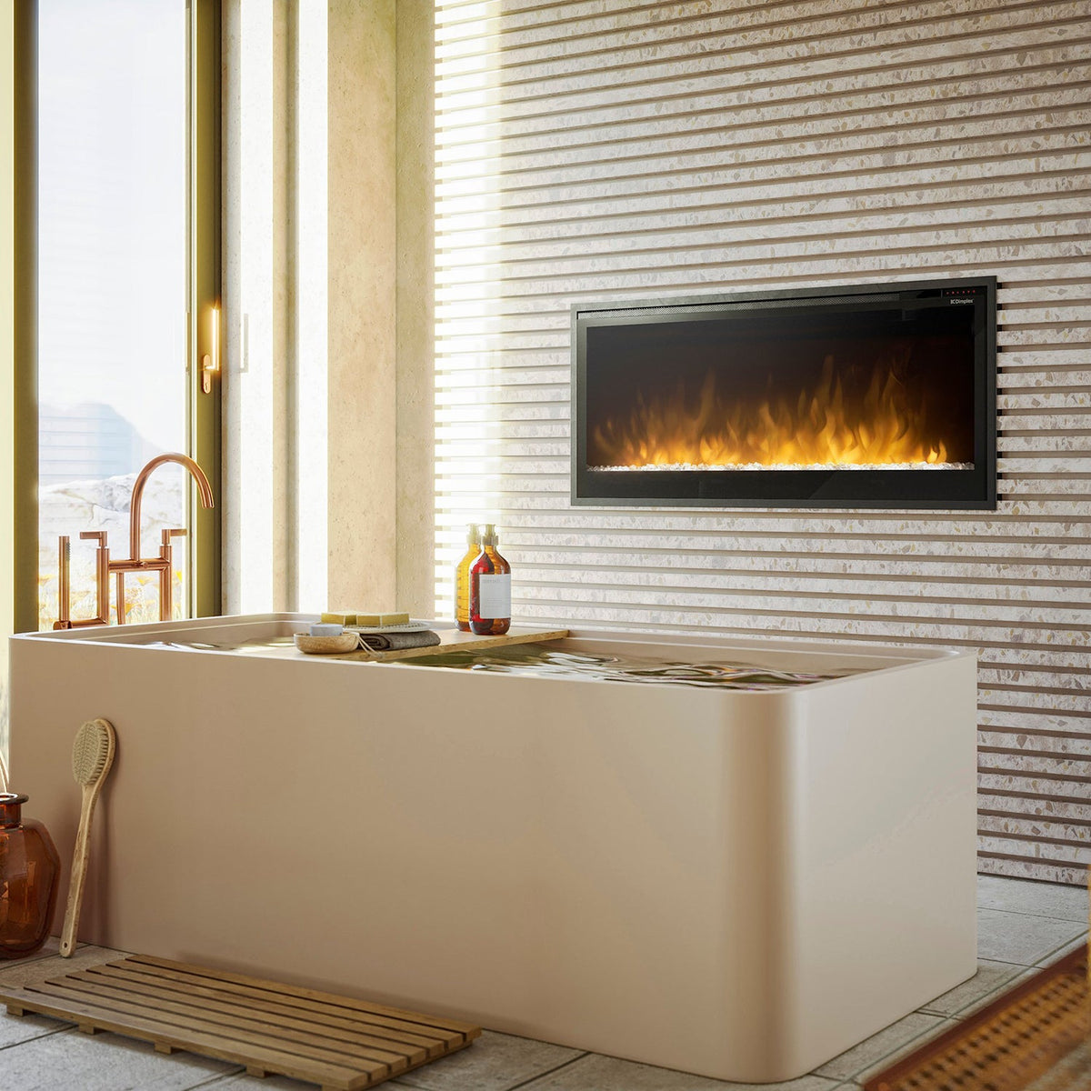 Dimplex Multi-Fire SL 42" Slim Linear Electric Fireplace PLF4214-XS