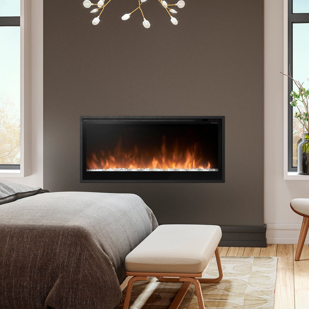 Dimplex Multi-Fire SL 42" Slim Linear Electric Fireplace PLF4214-XS