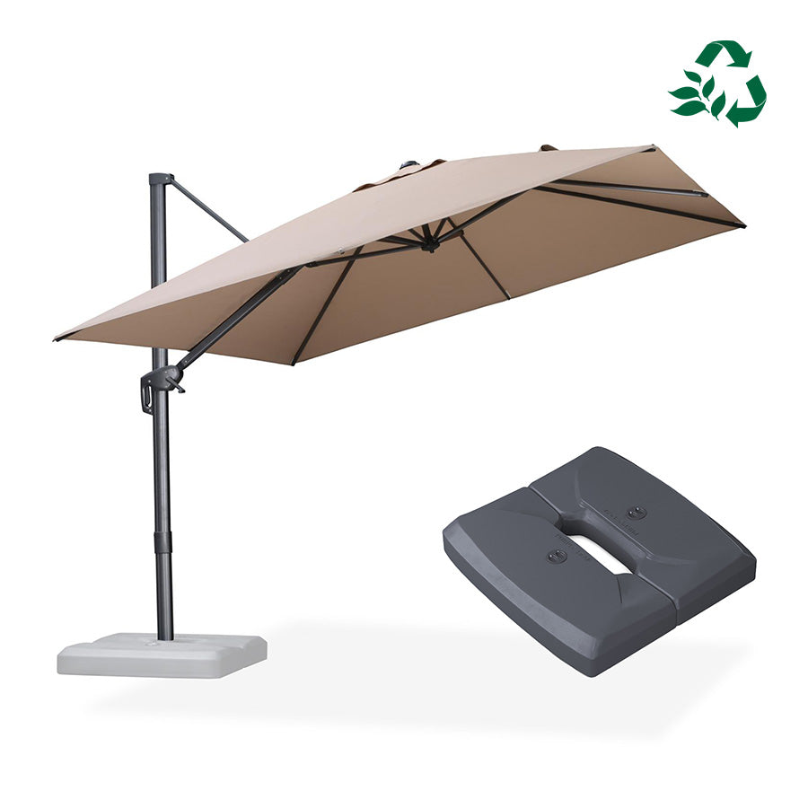PURPLE LEAF UV Resistant Patio Umbrella Affordable Outdoor Umbrella with Base
