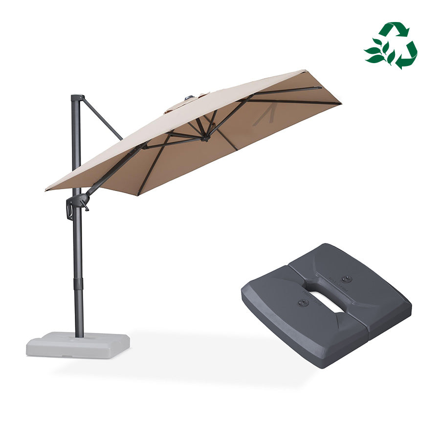 PURPLE LEAF UV Resistant Patio Umbrella Affordable Outdoor Umbrella with Base