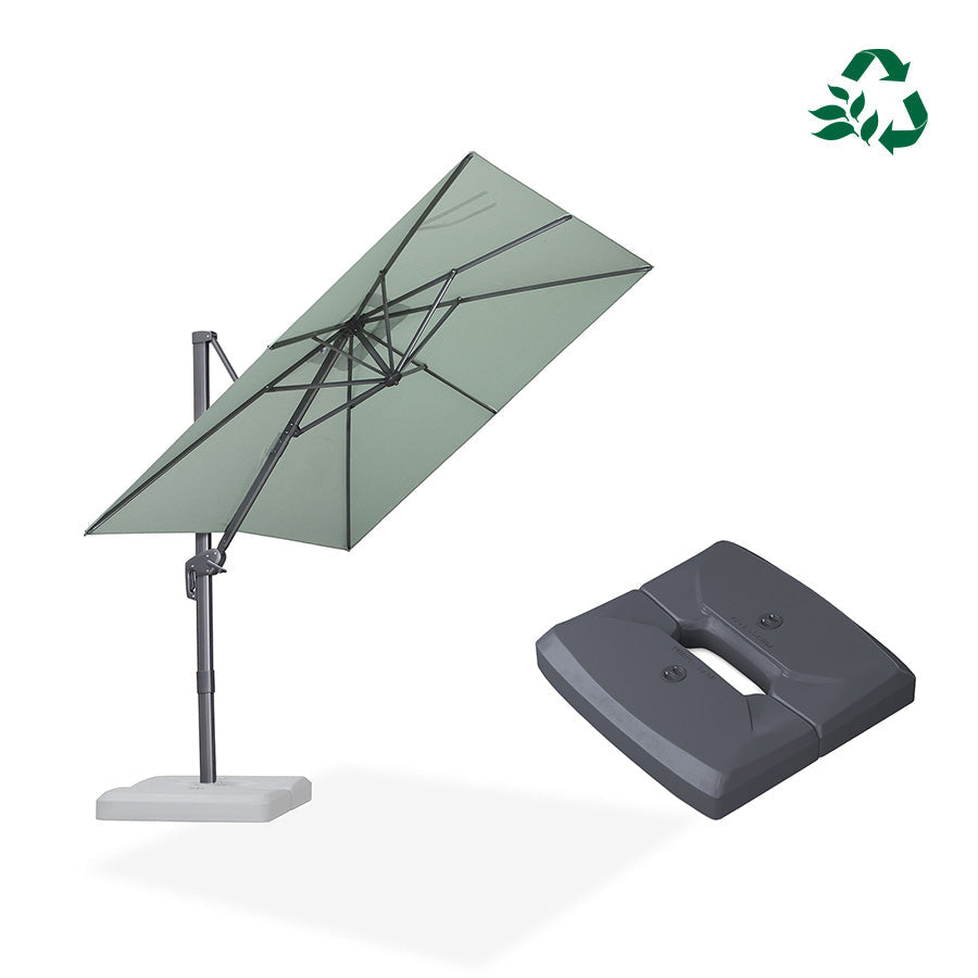 PURPLE LEAF UV Resistant Patio Umbrella Affordable Outdoor Umbrella with Base