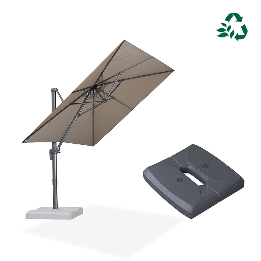 PURPLE LEAF UV Resistant Patio Umbrella Affordable Outdoor Umbrella with Base