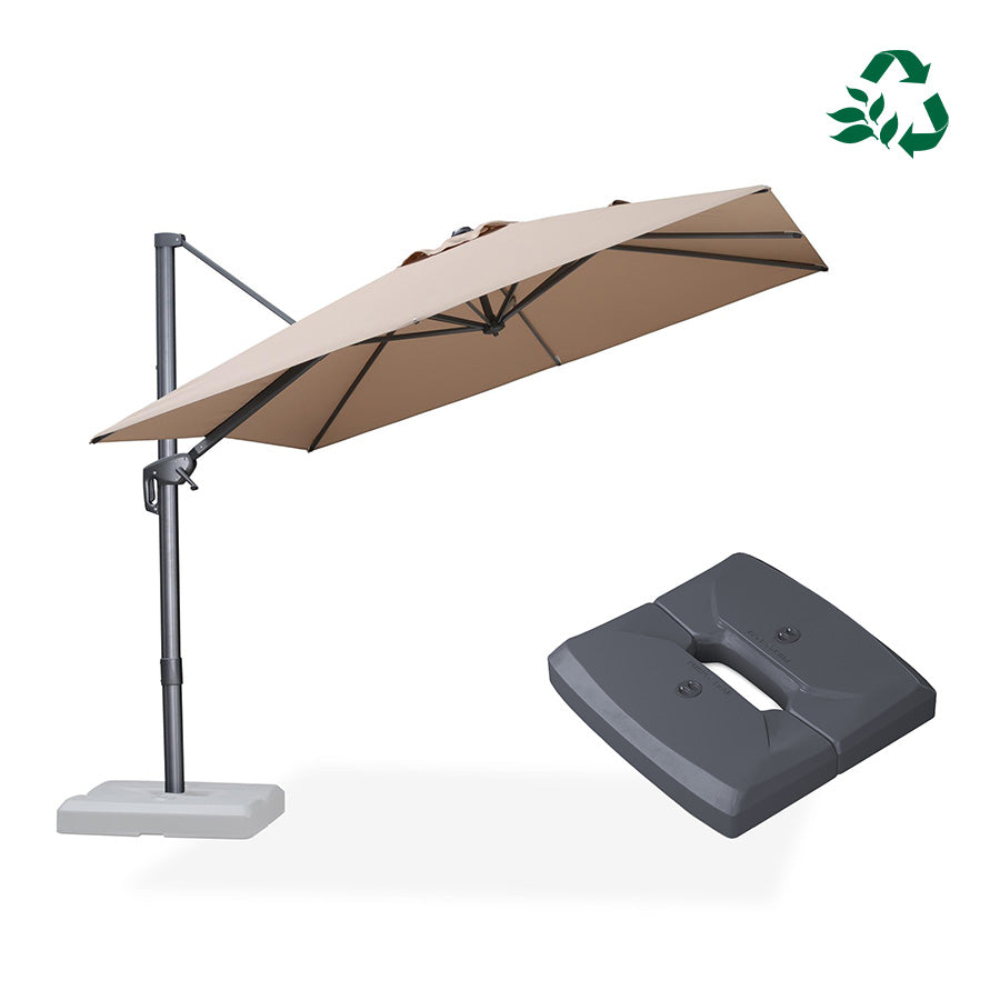 PURPLE LEAF UV Resistant Patio Umbrella Affordable Outdoor Umbrella with Base