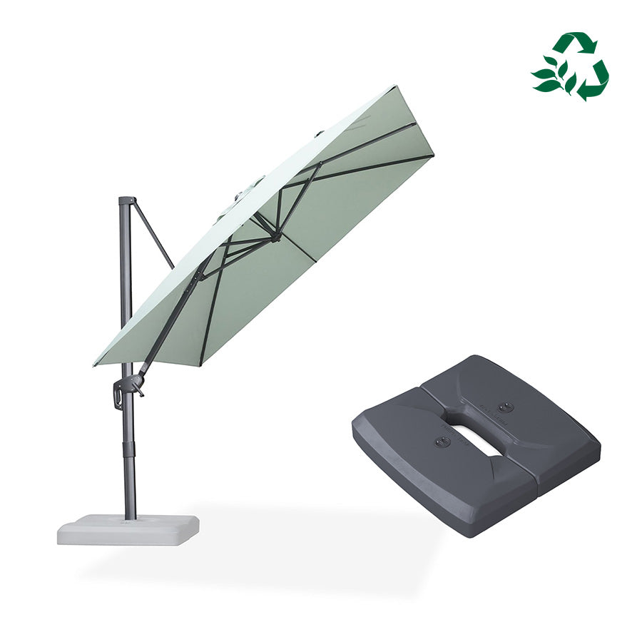 PURPLE LEAF UV Resistant Patio Umbrella Affordable Outdoor Umbrella with Base