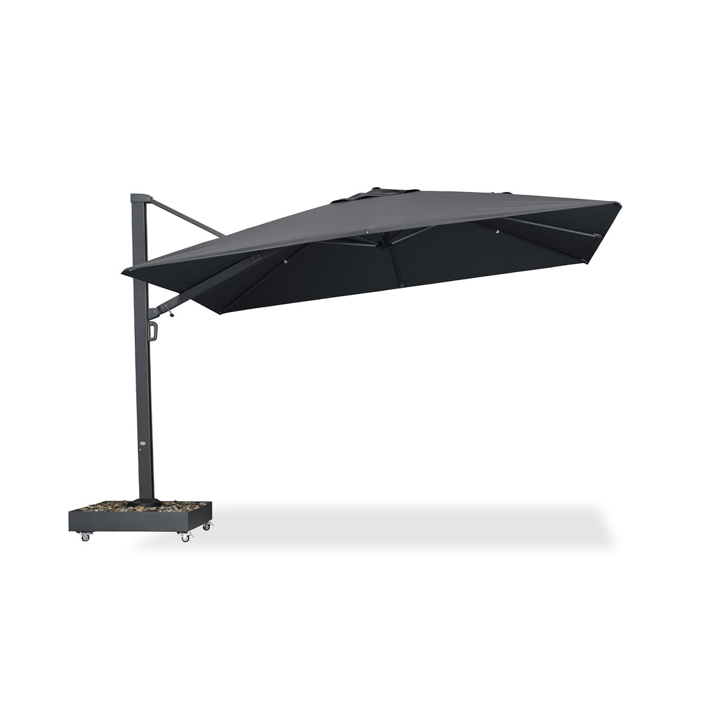 PURPLE LEAF Heavy Duty Cantilever Patio Umbrella Extra Large Outdoor Umbrella for Yard, Garden, Pool