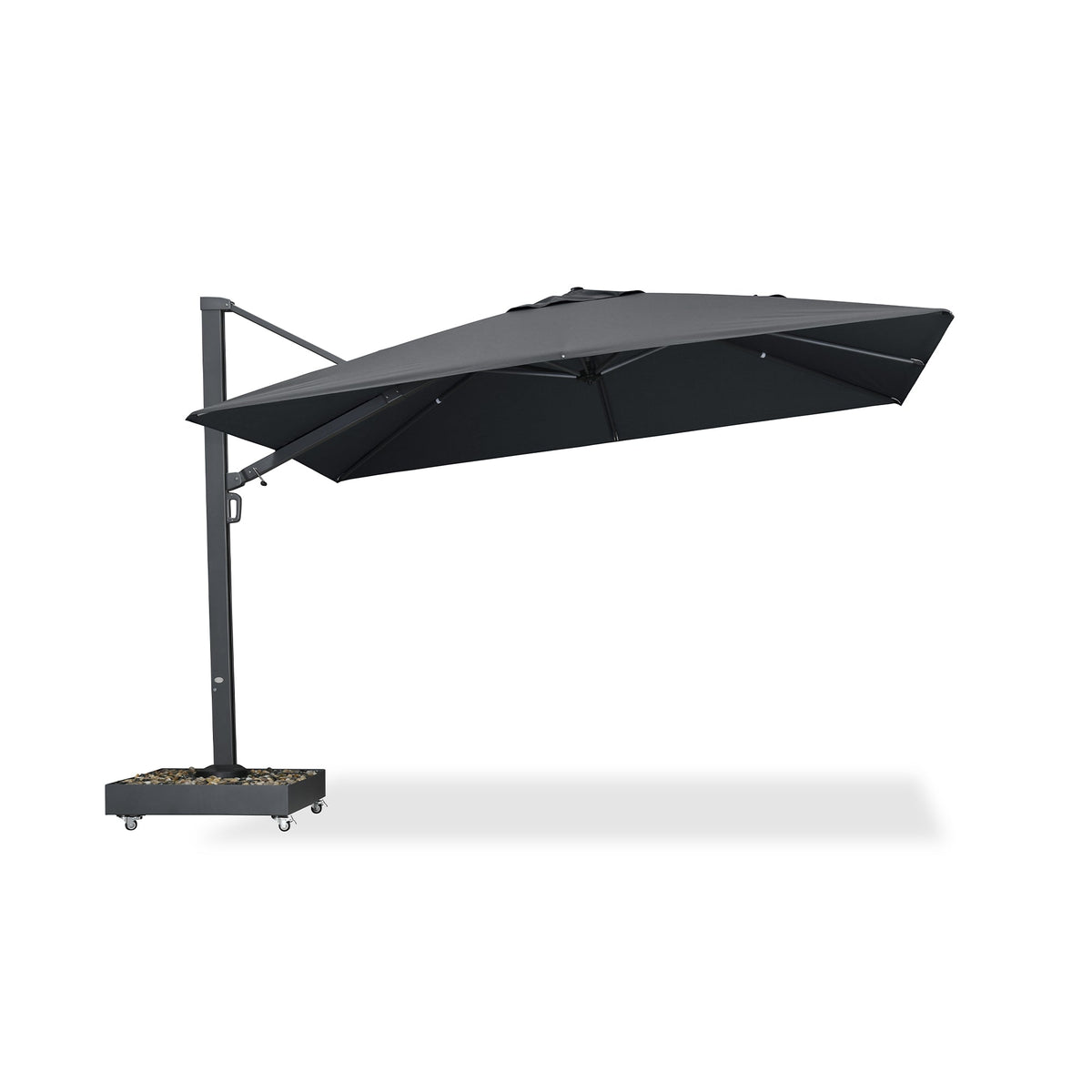 PURPLE LEAF Heavy Duty Cantilever Patio Umbrella Extra Large Outdoor Umbrella for Yard, Garden, Pool