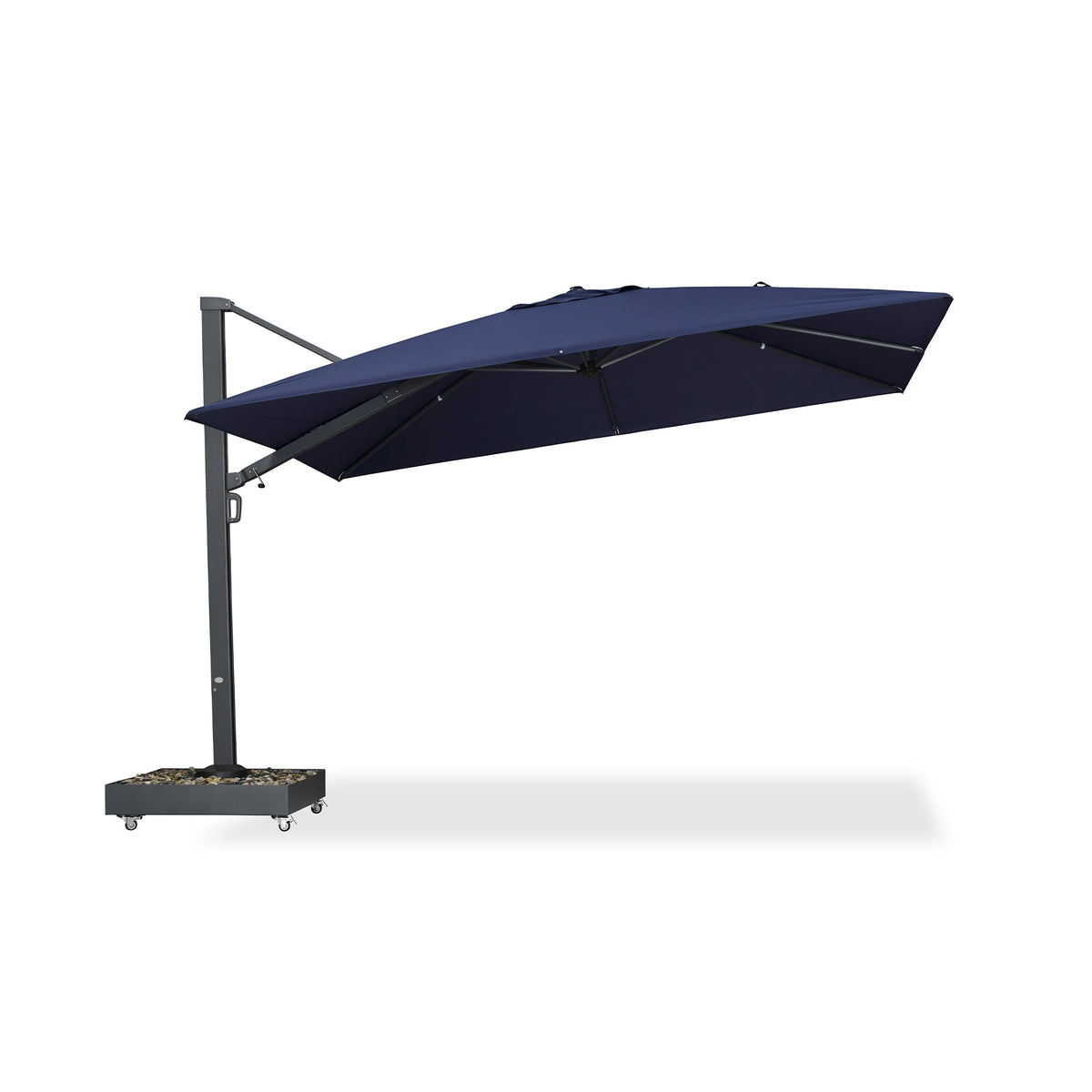 PURPLE LEAF Heavy Duty Cantilever Patio Umbrella Extra Large Outdoor Umbrella for Yard, Garden, Pool