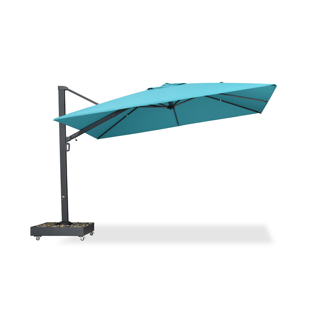 PURPLE LEAF Heavy Duty Cantilever Patio Umbrella Extra Large Outdoor Umbrella for Yard, Garden, Pool