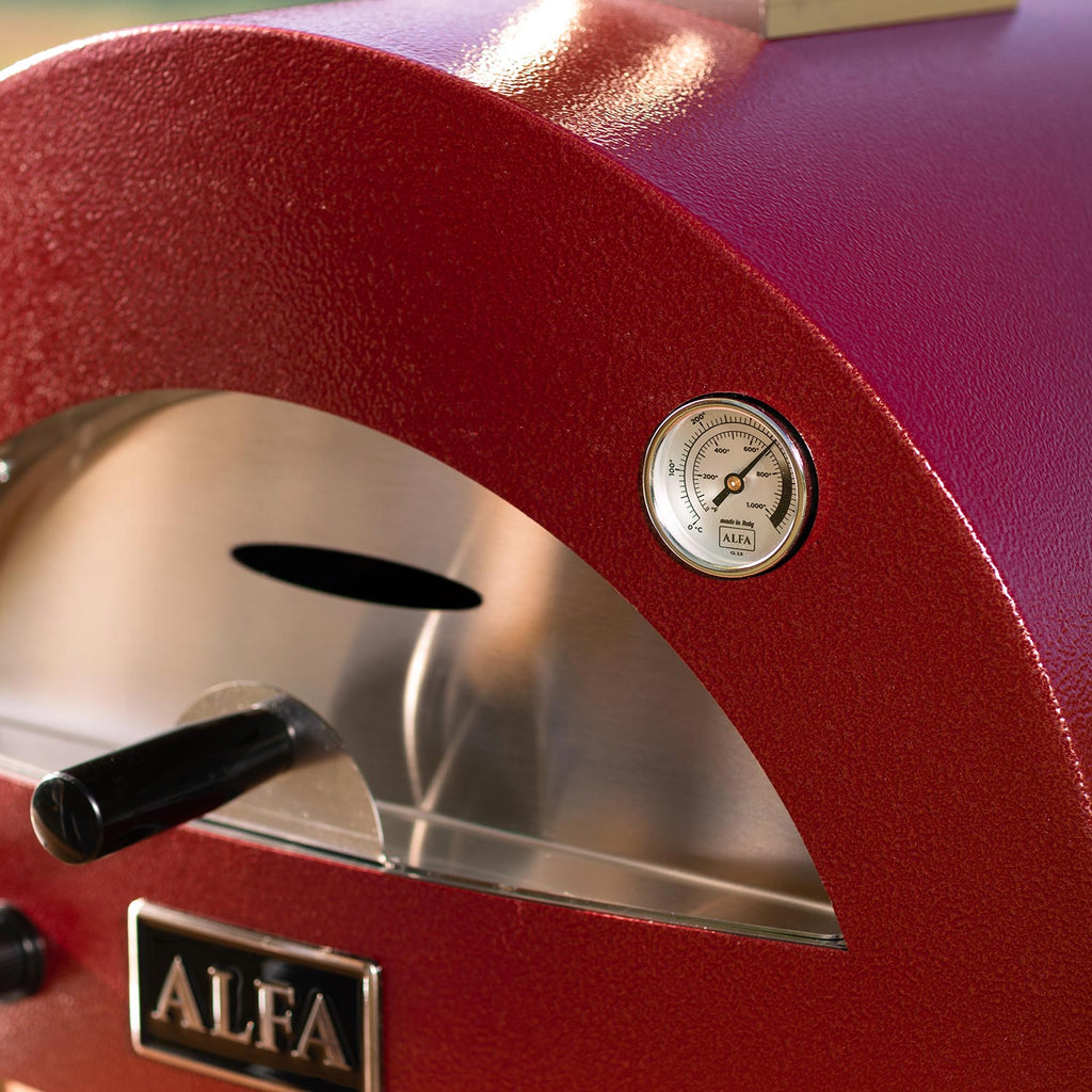 Alfa Moderno Portable Pizza Oven in Antique Red (LP)