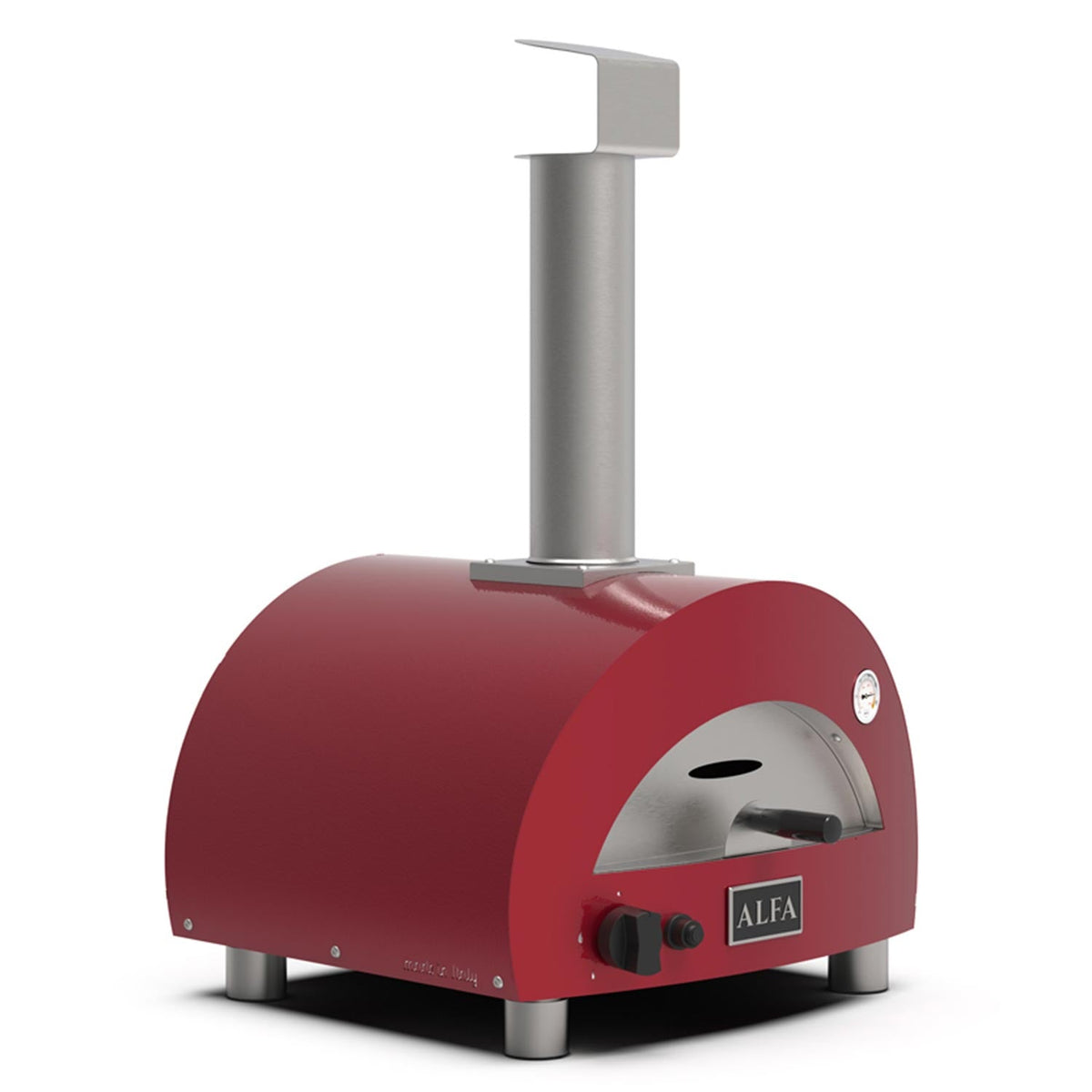 Alfa Moderno Portable Pizza Oven in Antique Red (LP)