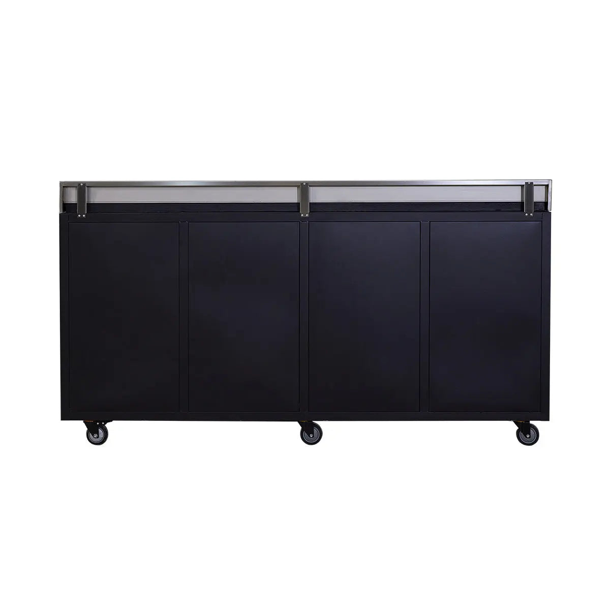 TMG Heavy Series™ 7-Ft 12-Drawer Workbench with Stainless Steel Top, Ball Bearing Double Slides & Casters TMG-WB712