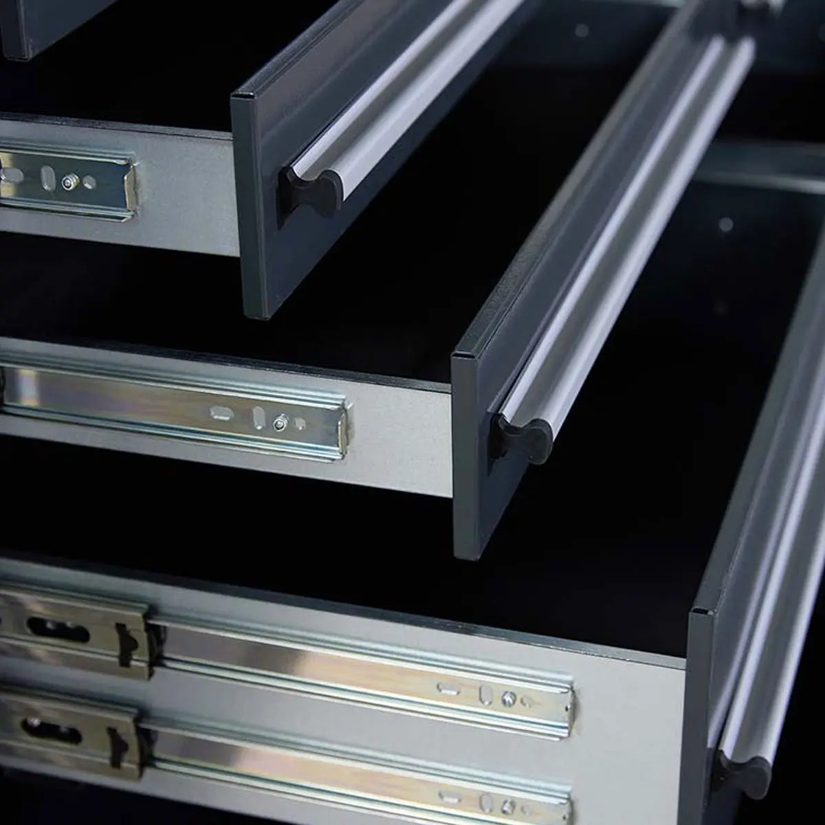 TMG Heavy Series™ 9-Ft 18-Drawer Workbench with Stainless Steel Top, Ball Bearing Double Slides & Casters, TMG-WB918