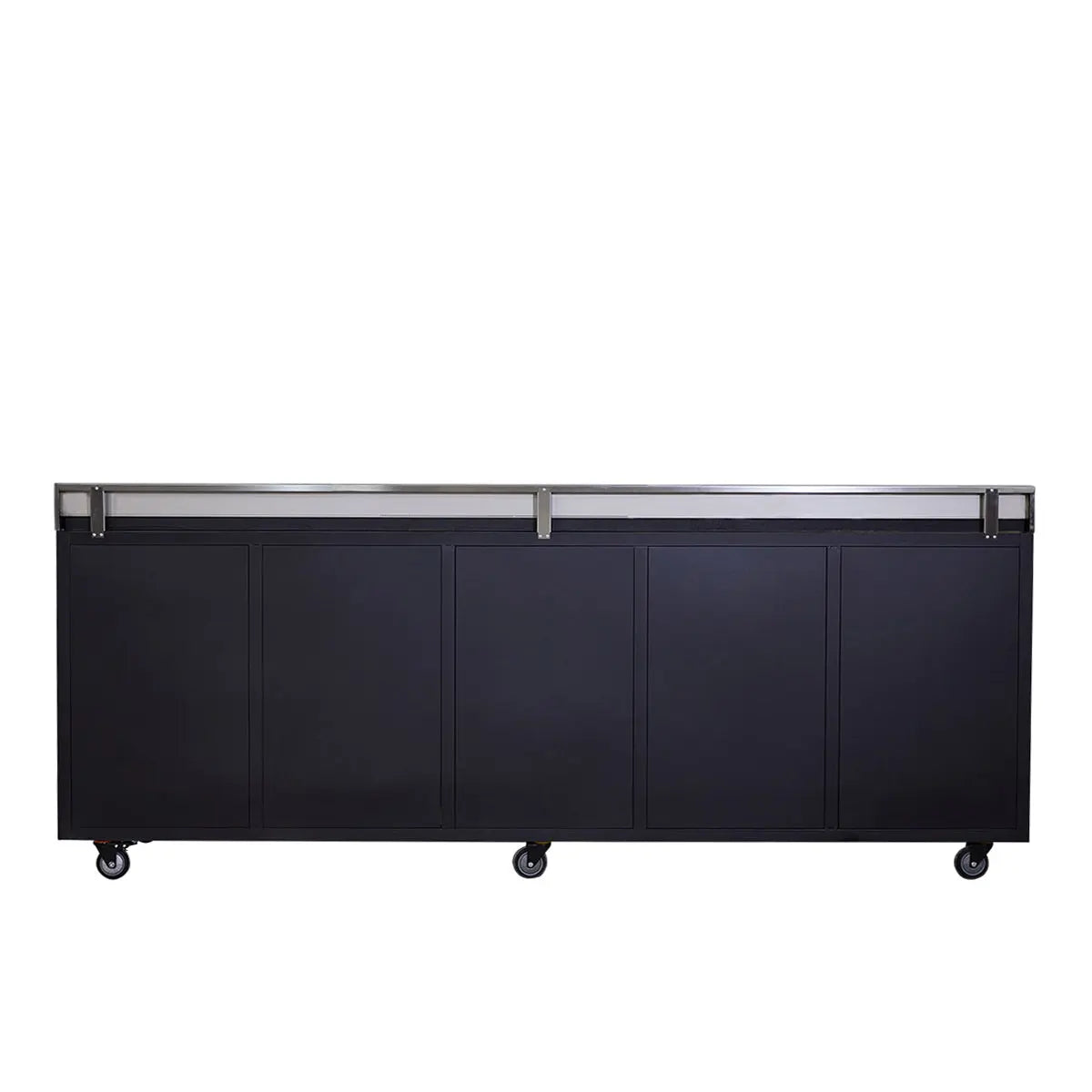 TMG Heavy Series™ 9-Ft 30-Drawer Workbench with Stainless Steel Top, Ball Bearing Double Slides & Casters, TMG-WB930