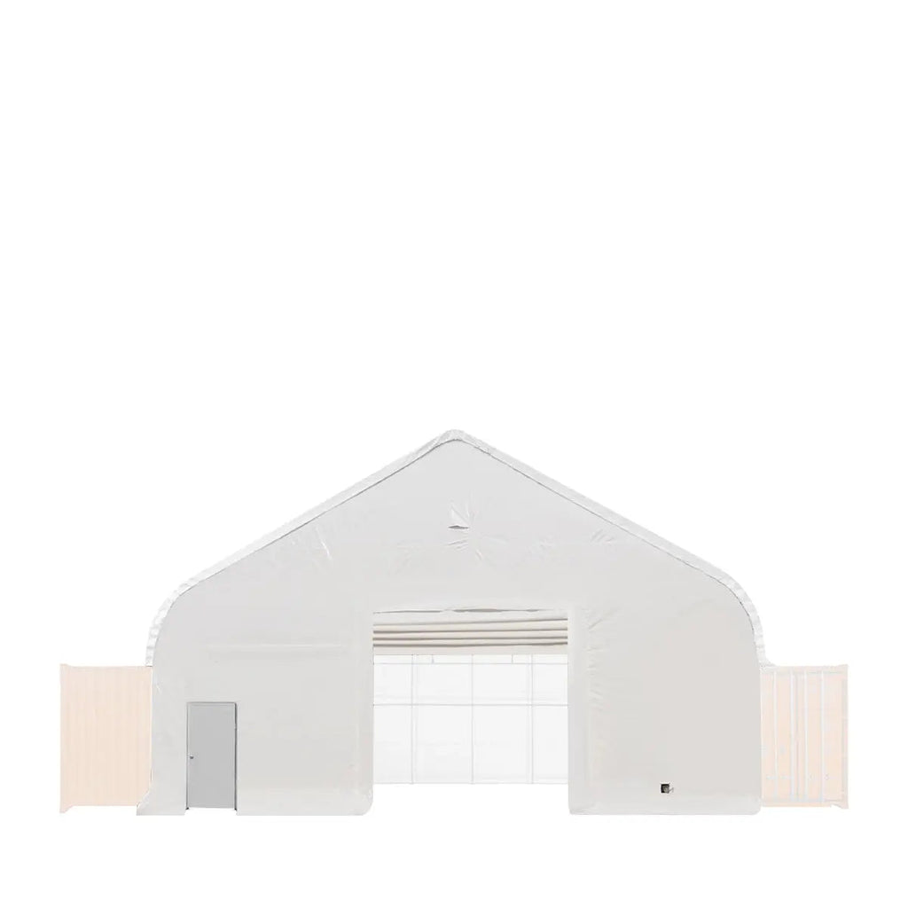 TMG Heavy Series™ Front Wall Kit for Dual Truss Container Shelter TMG-DT5040CF, Steel Man Door and Roll-up Door, TMG-DT50CD (Discontinued – No Longer Available)