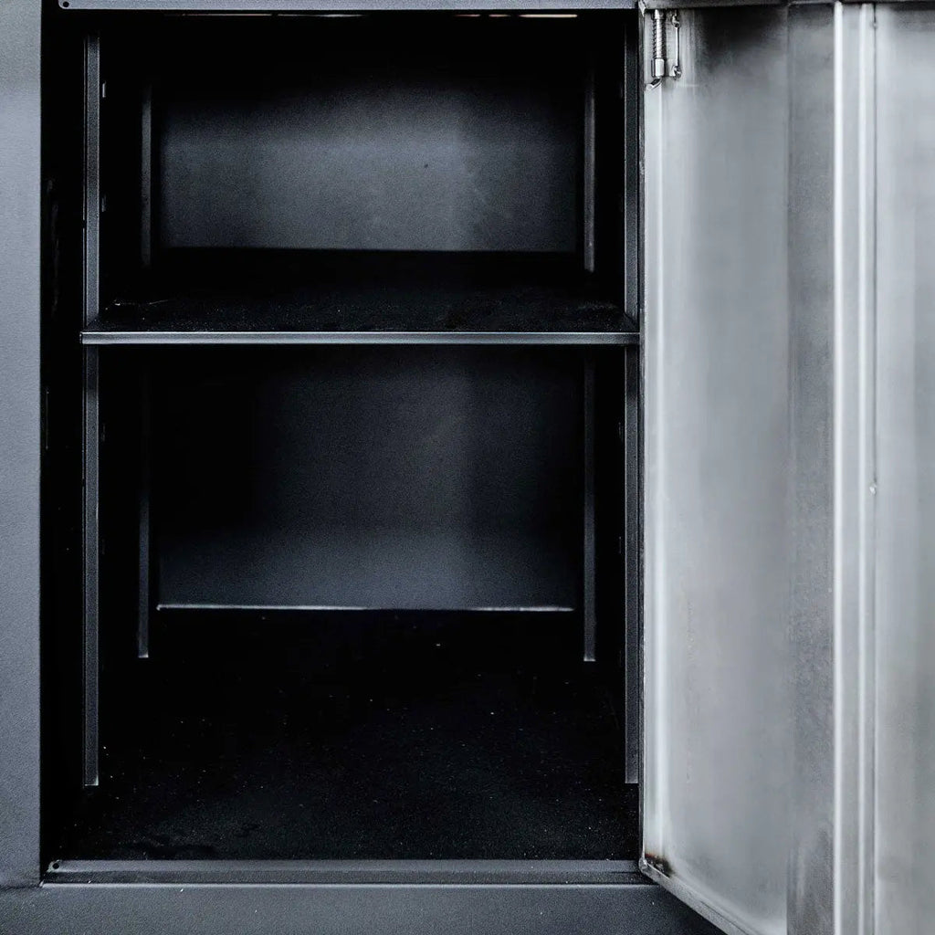 TMG Heavy Series™ Stainless-Steel Extra-Large 85" x 45" Platform Workbench, 7 Lockable Drawers, 2 Storage Cabinets, All-in-One Welded Frame, TMG-WB708S (Previously TMG-WB85XS)