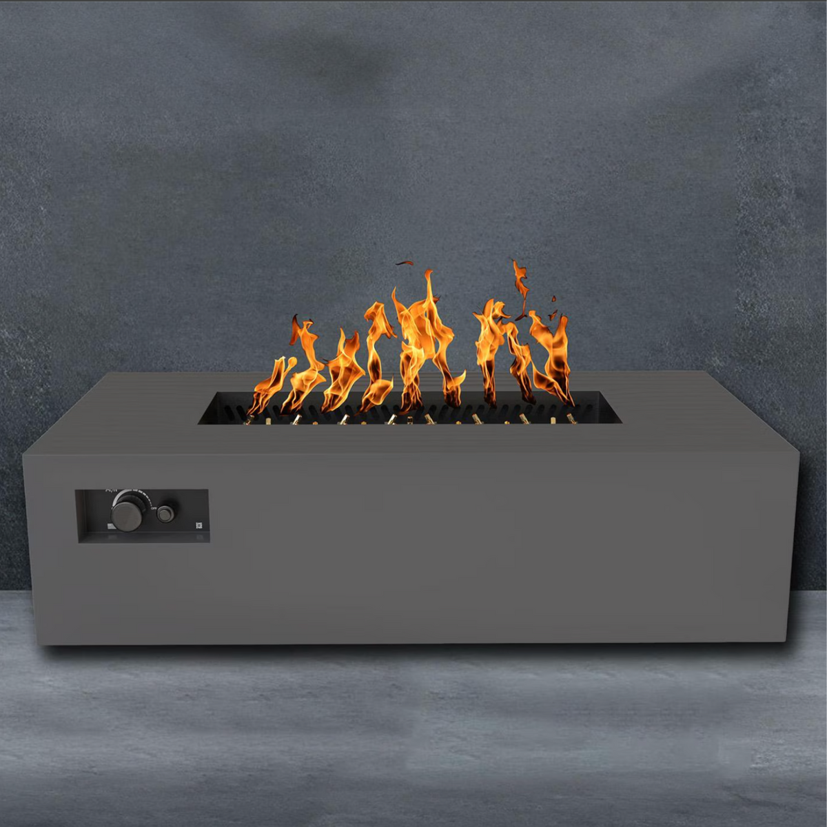 WARMING TRENDS AON R60 – Table brasero à gaz rectangulaire 60 pouces
