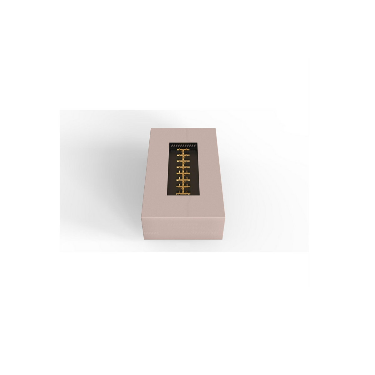 WARMING TRENDS AON R72 – Table brasero à gaz rectangulaire 72 pouces