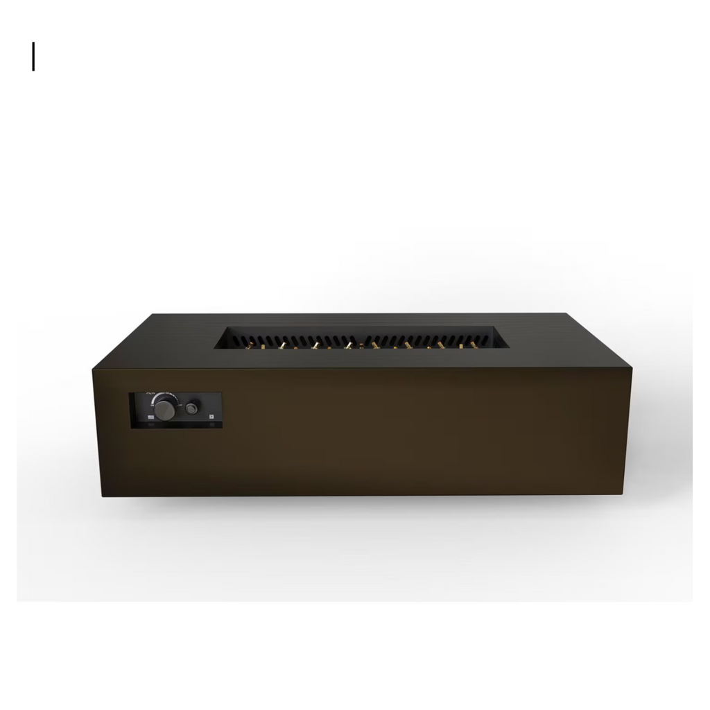 WARMING TRENDS AON R72 – Table brasero à gaz rectangulaire 72 pouces
