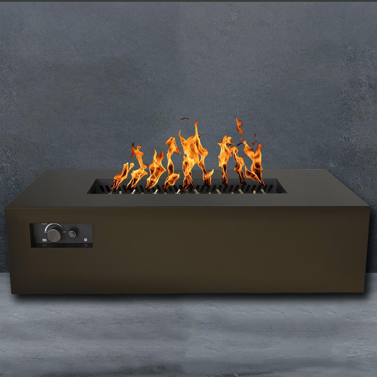 WARMING TRENDS AON R60 – Table brasero à gaz rectangulaire 60 pouces